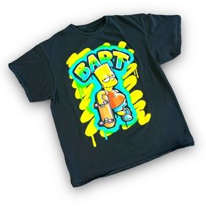 Black Simpsons T Shirt Skateboard